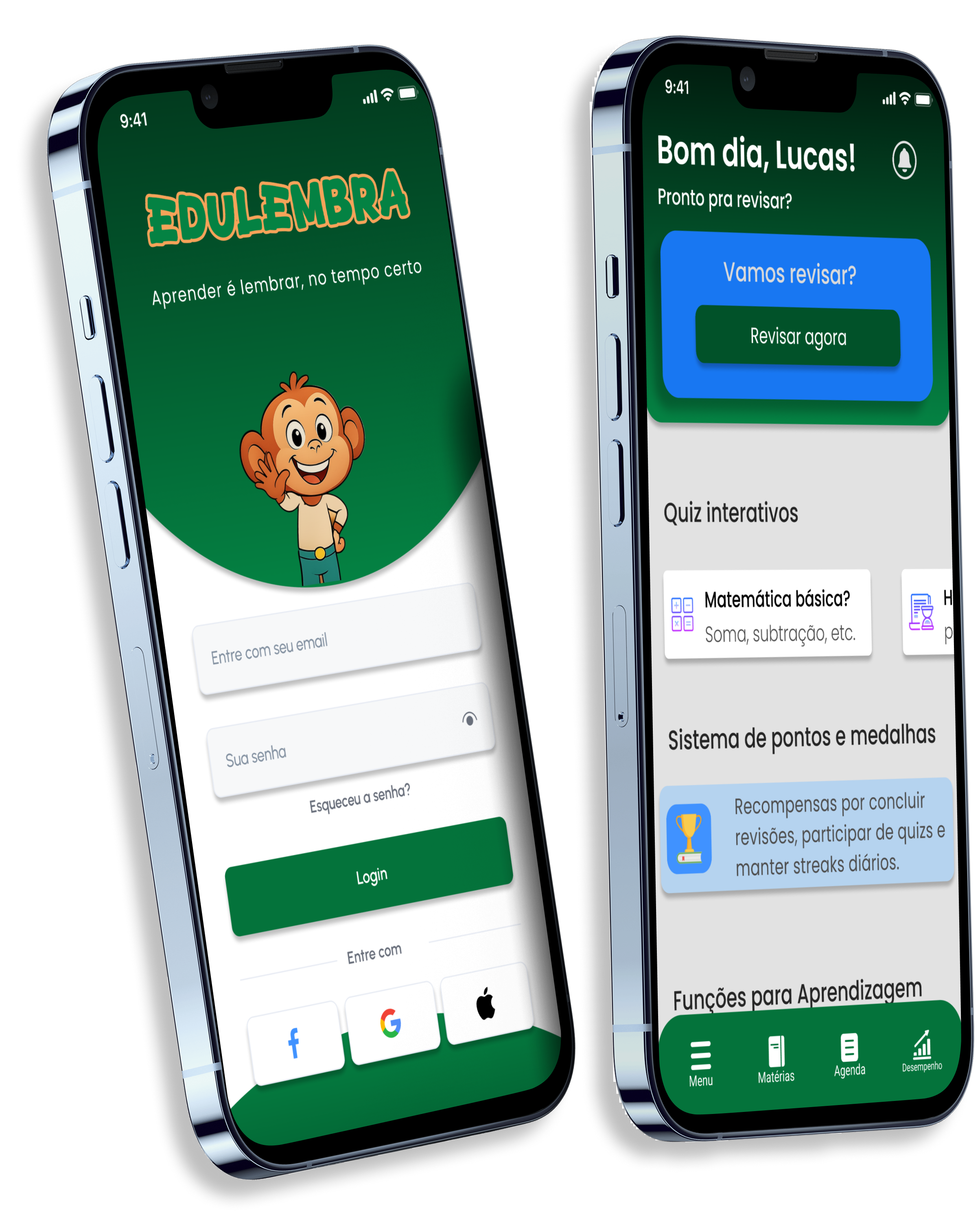 EduLembra App Mockup